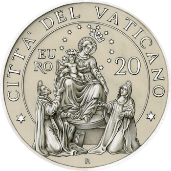 20 Euro Gold coin – Shrine of Our Lady of the Rosary of Pompei – Vatican City