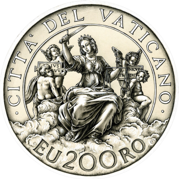 200 Euro Gold coin – series of The Cardinal Virtues: “Justice” – Vatican City