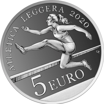 5 Euro Silver coin – Athletics Championships – Republic of San Marino