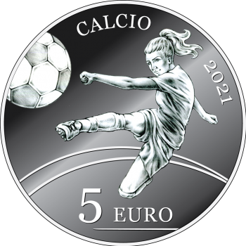 5 Euro Silver coin – Football – Republic of San Marino