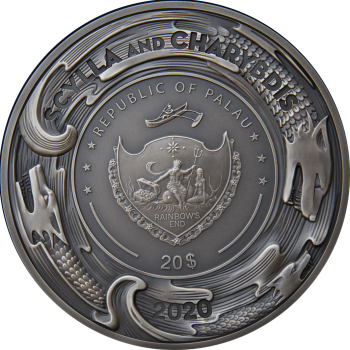 3 Oz Silver Coin – Scylla and Charybdis – Powercoin – 20$ Republic of Palau